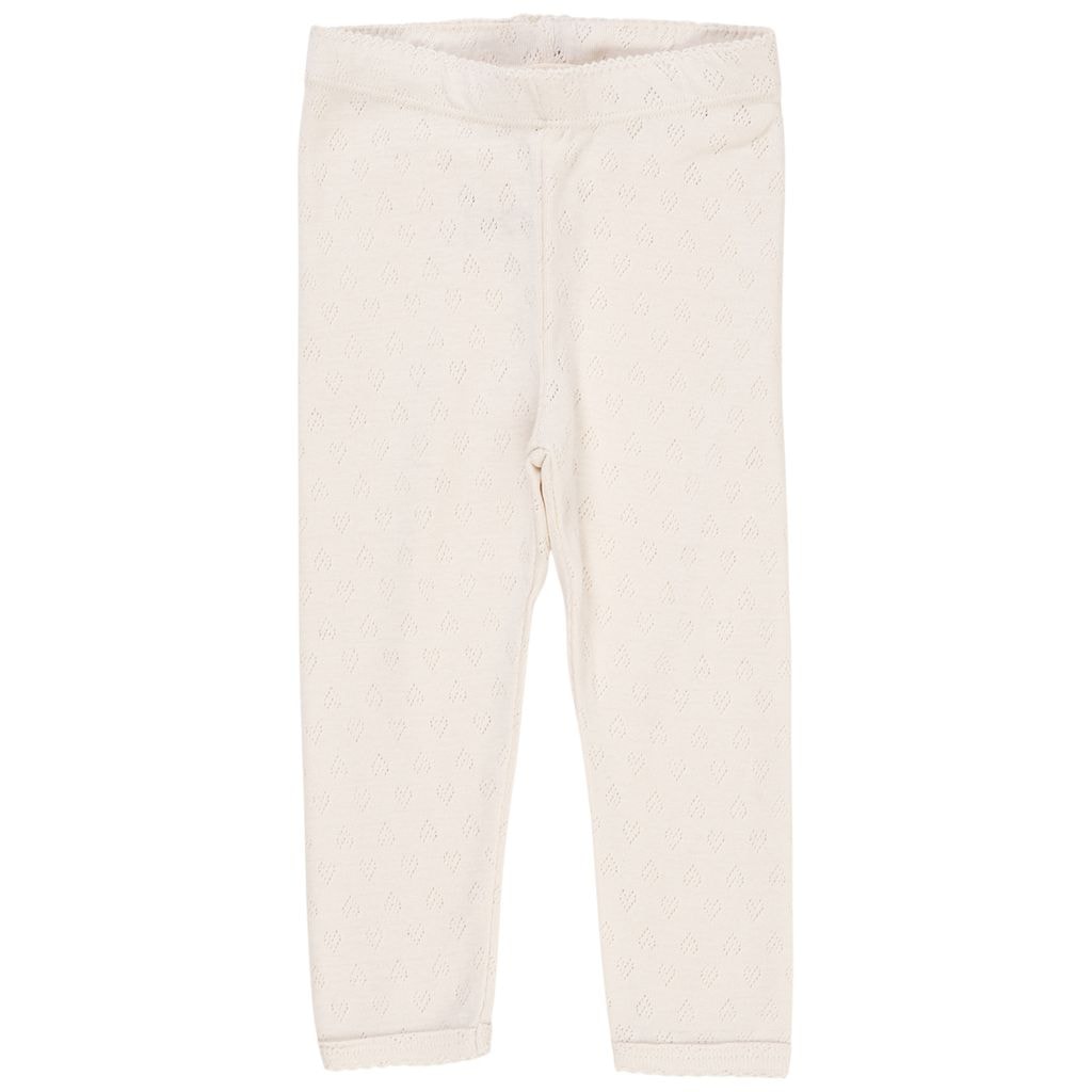 Leggings In Pointelle Cream