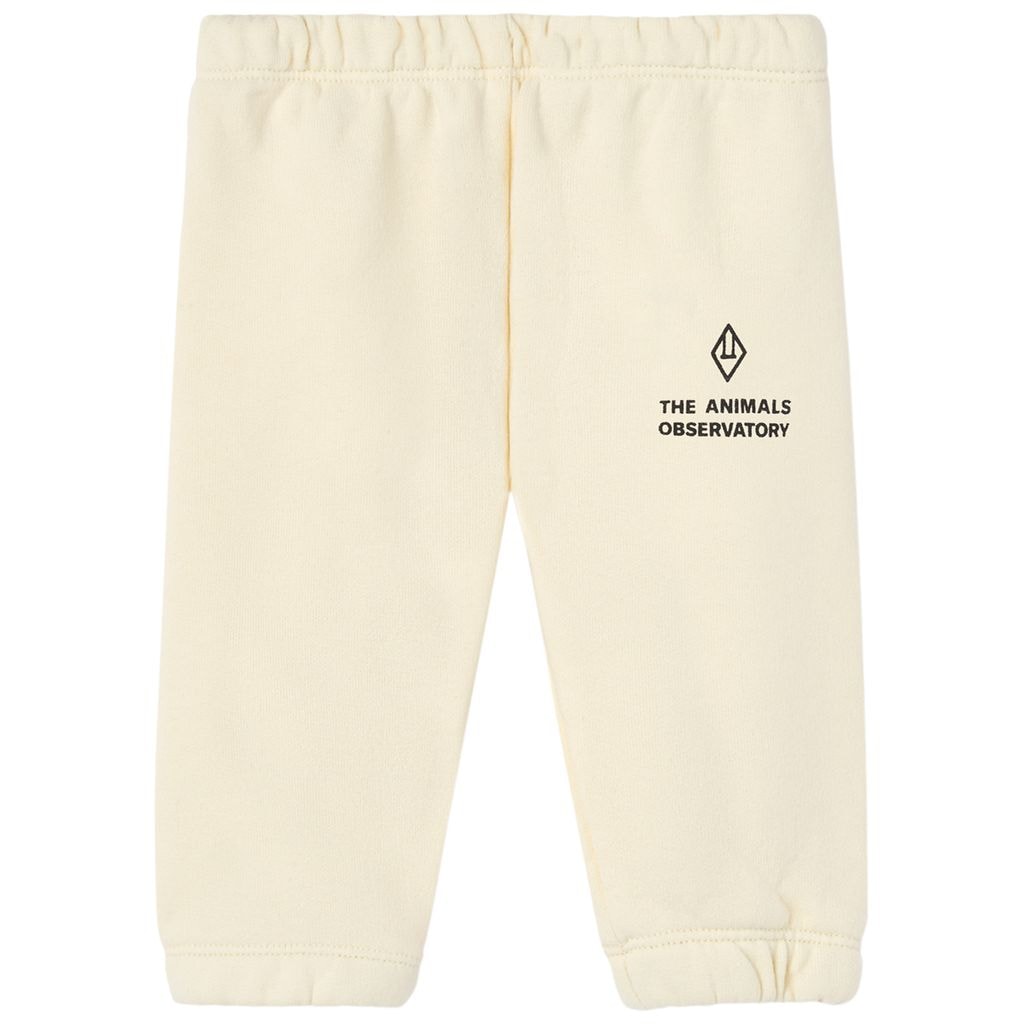Sloth Baby Sweatpants White