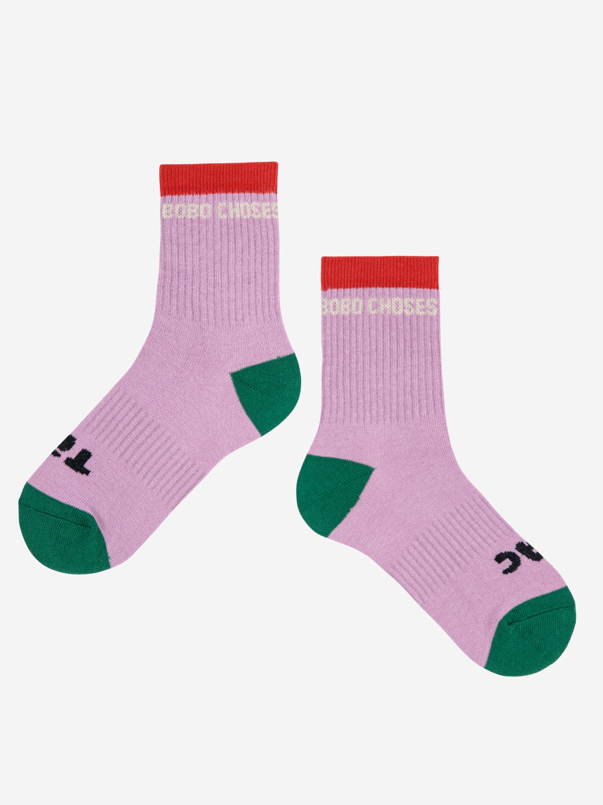 Tic Tac Toe Short Socks Purple