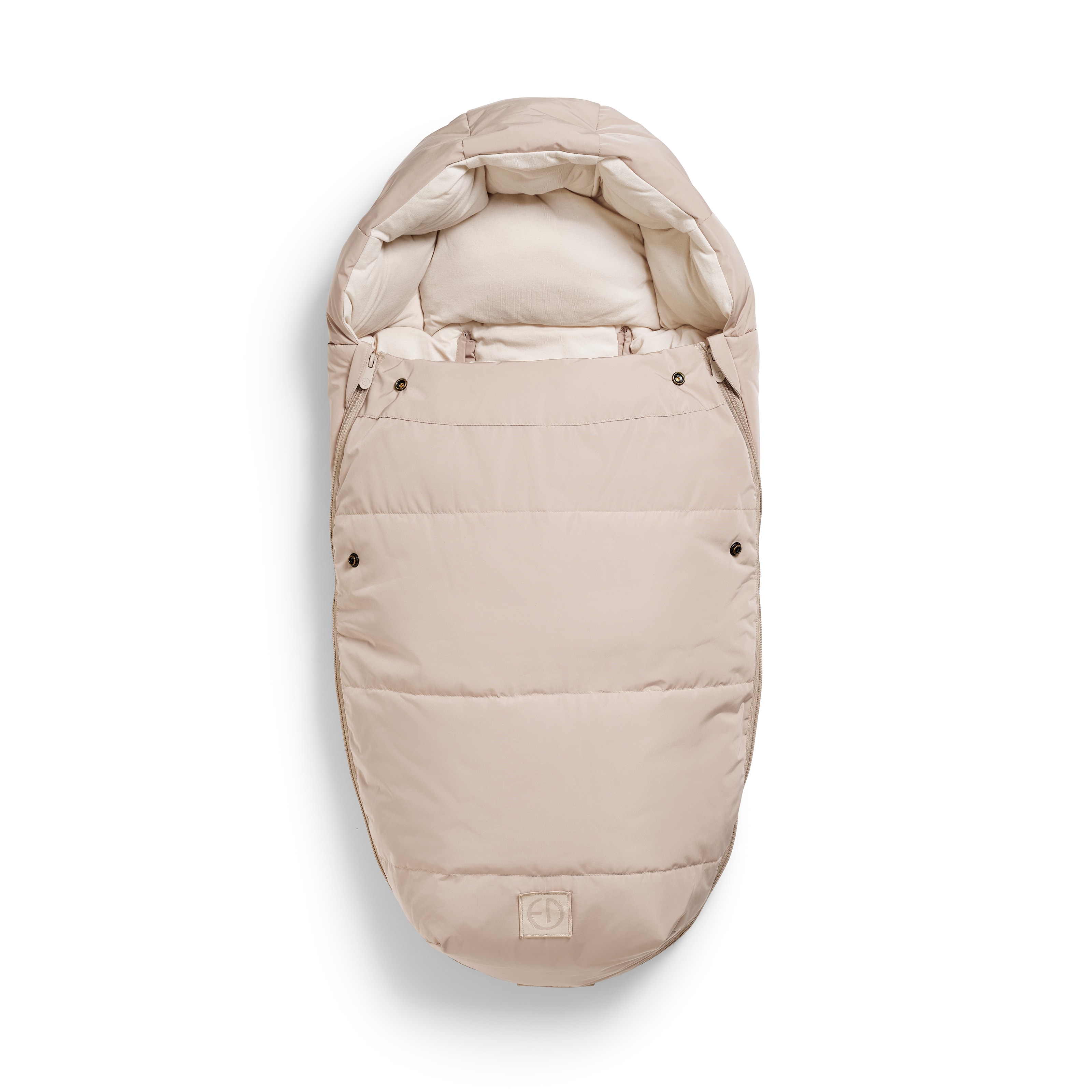 LUXE Wool & Down Åkpåse Tender Taupe