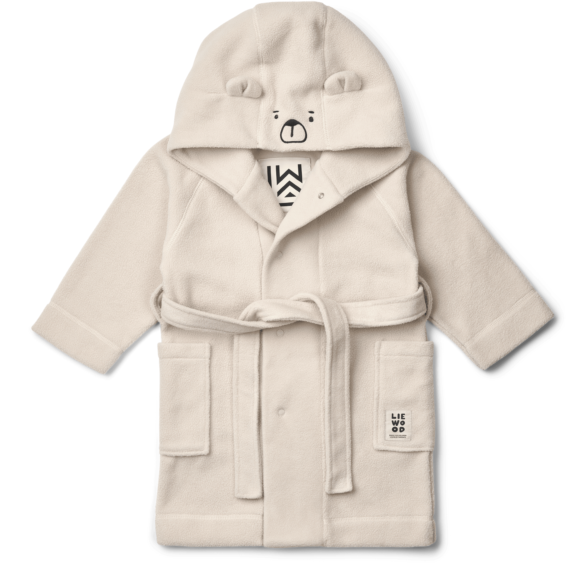 Minik Morgonrock I Fleece Sandy