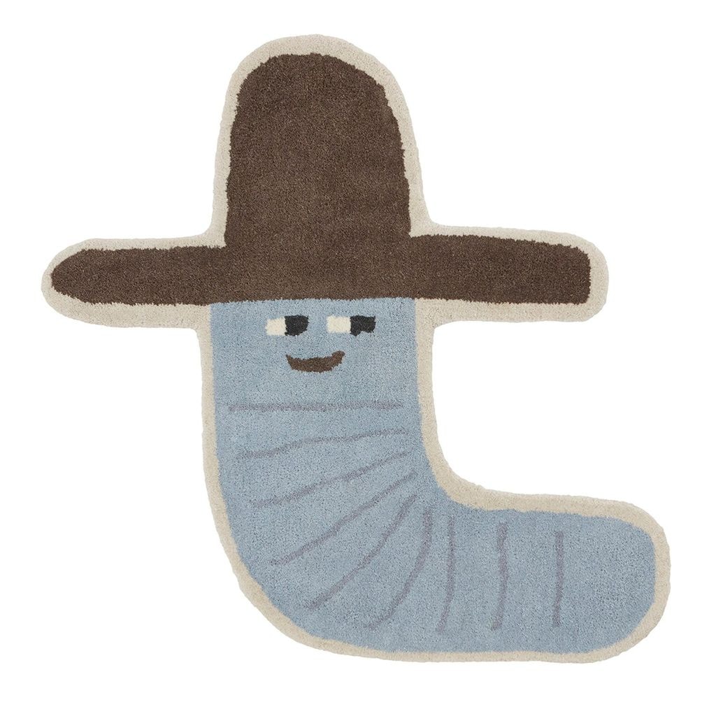 Calle Cowboy Matto Vaaleansininen