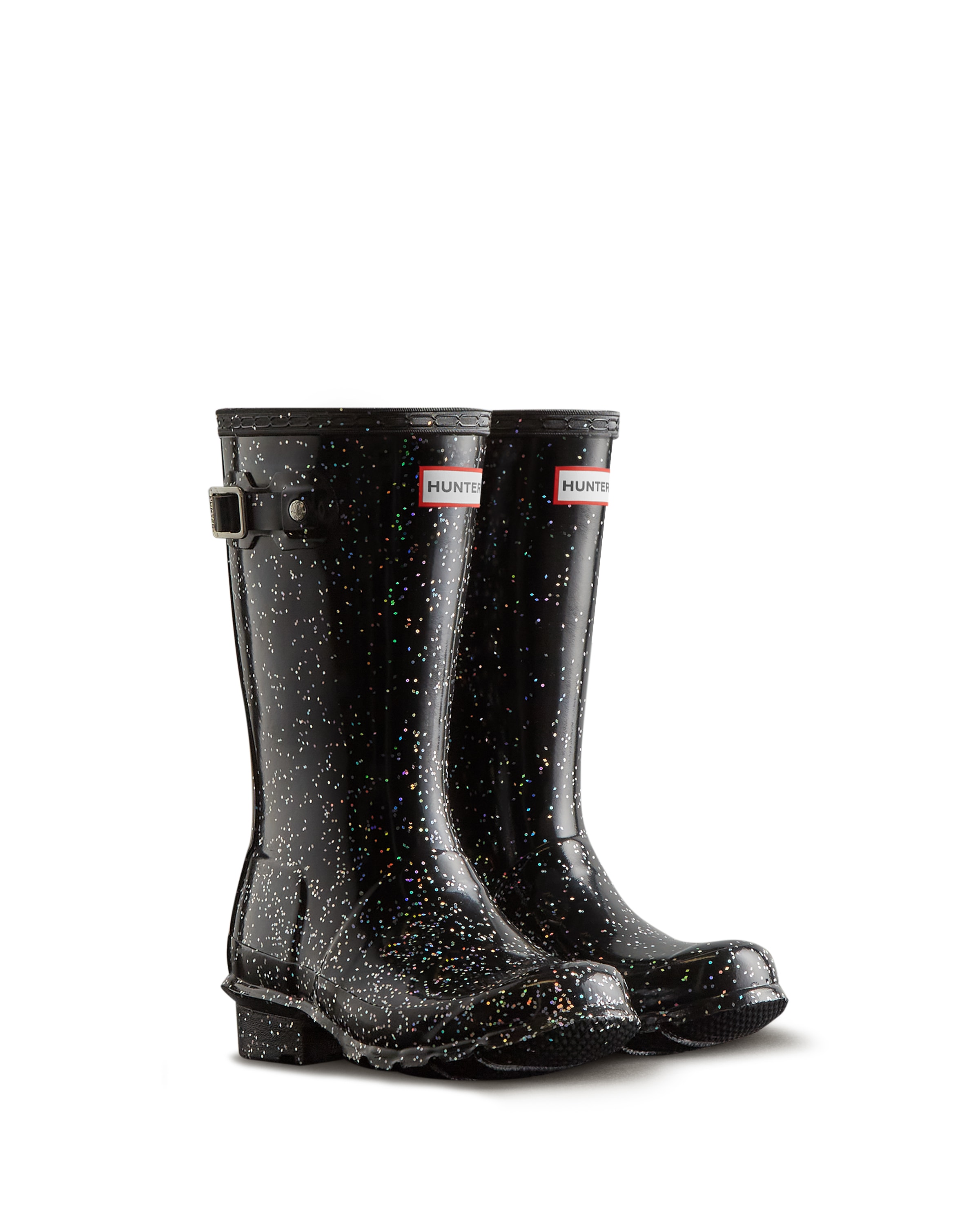 Junior Originals Giant Glitter Kumisaappaat Black
