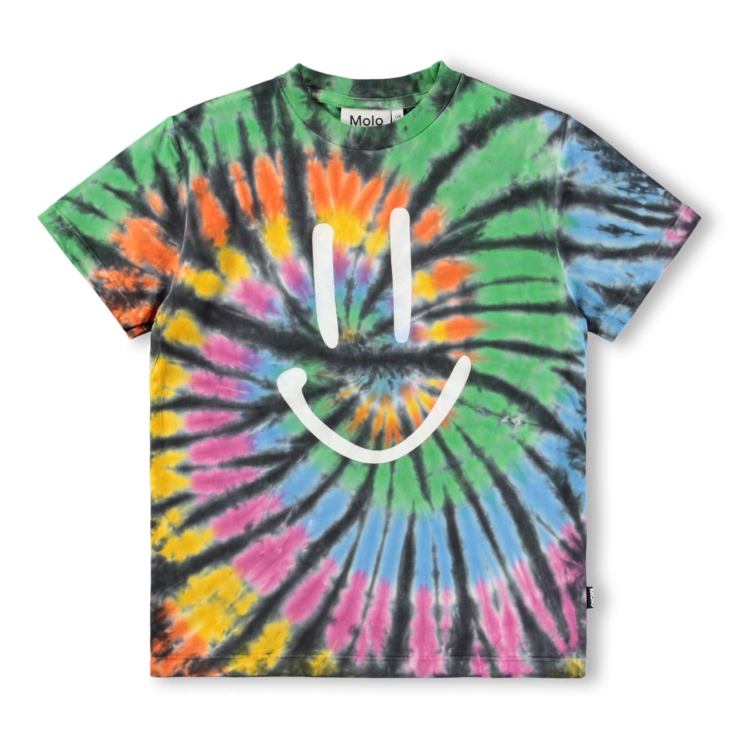 GOTS Roxo T-paita Smile Tie Dye 