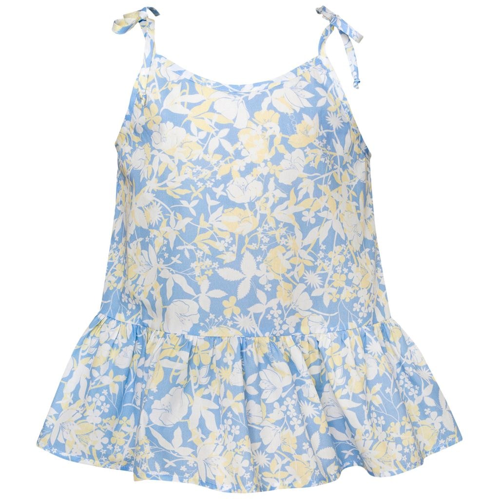 Floral Top Anemone Blue