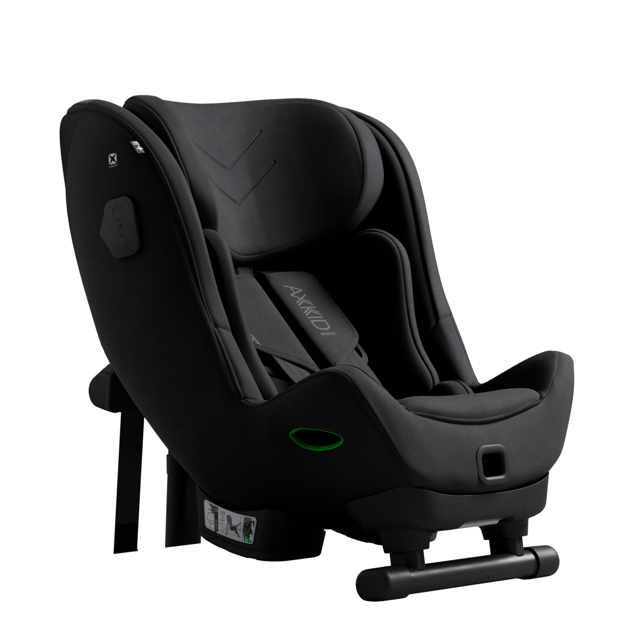 Minikid 4 Max Bakåtvänd Bilbarnstol 0-7Y / 61-125 Cm Black
