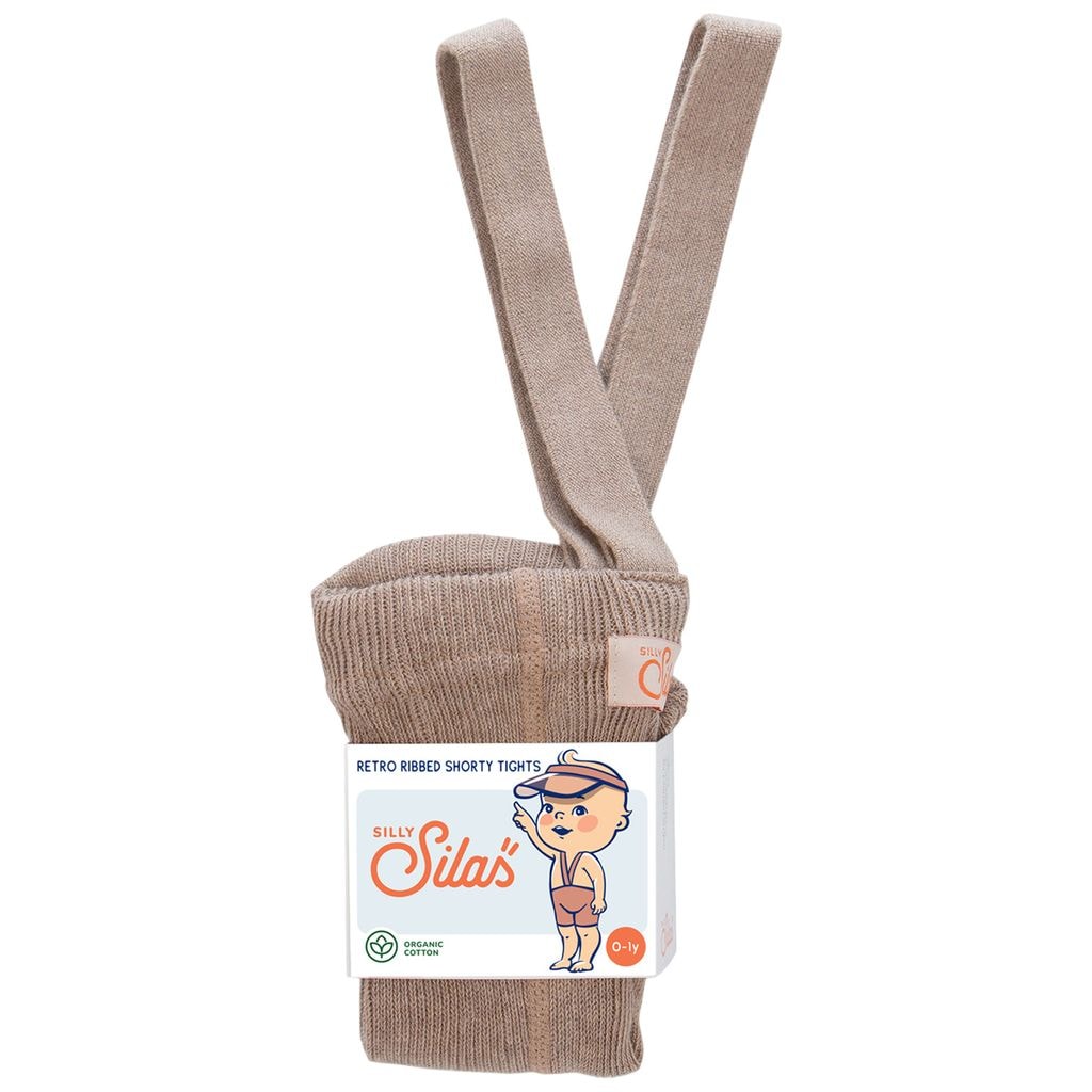GOTS Shorty Footless Tights Peanut Blend