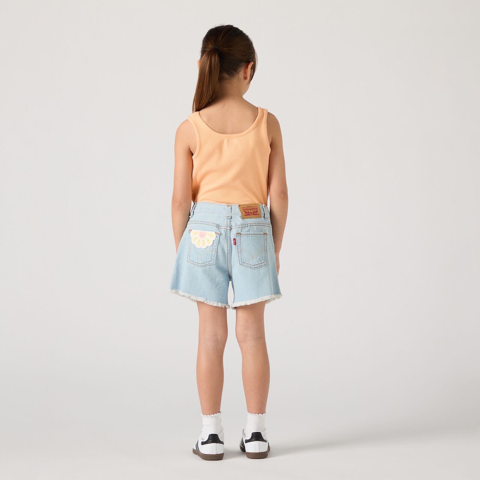 Crochet Applique A-Line Jeansshorts Wow Me Over