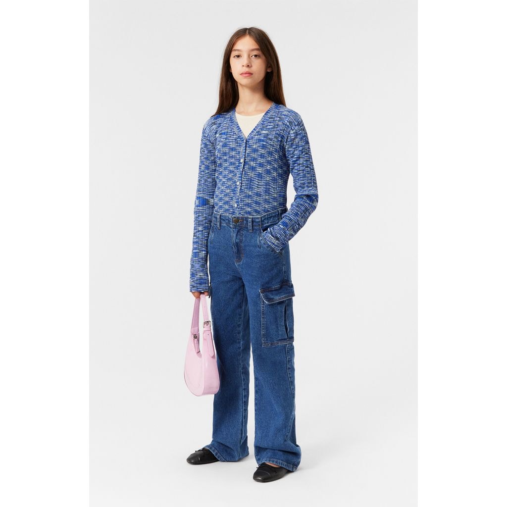 Genie Kofta Blue Mouliné