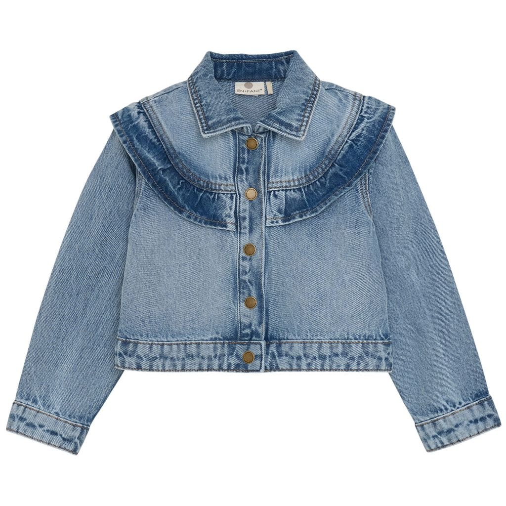 Denim-jakke Light Denim Blue