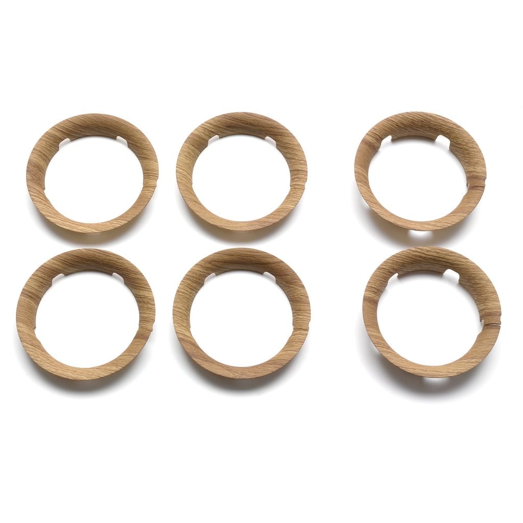 Bee5 Wheel Caps Wood