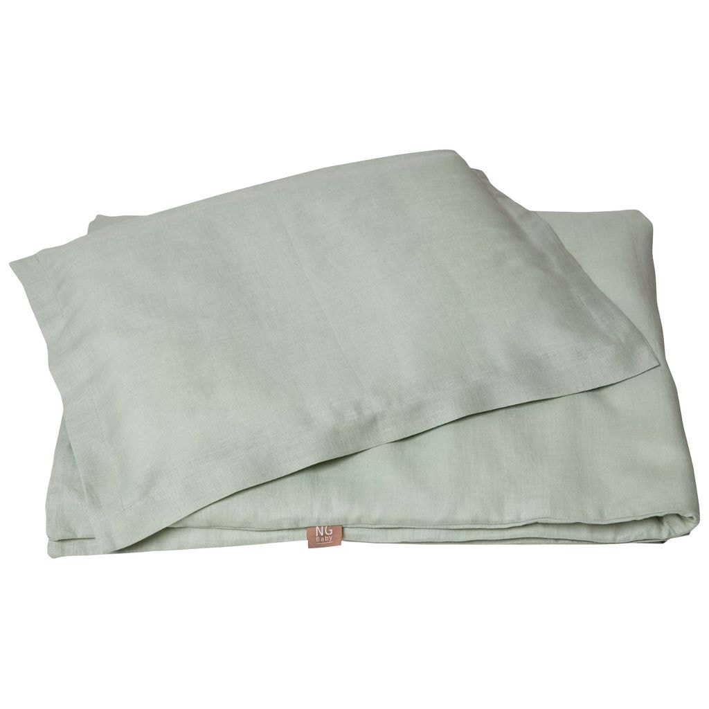Lintøysett for sprinkelseng Sage Green