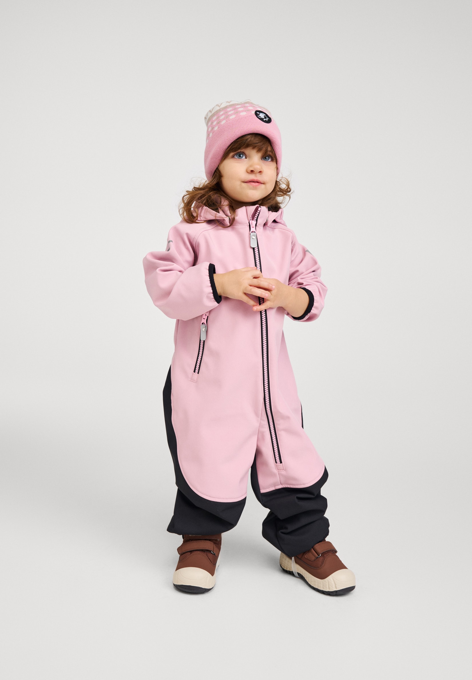 Mjosa Softshell Overtrekk Grey Pink