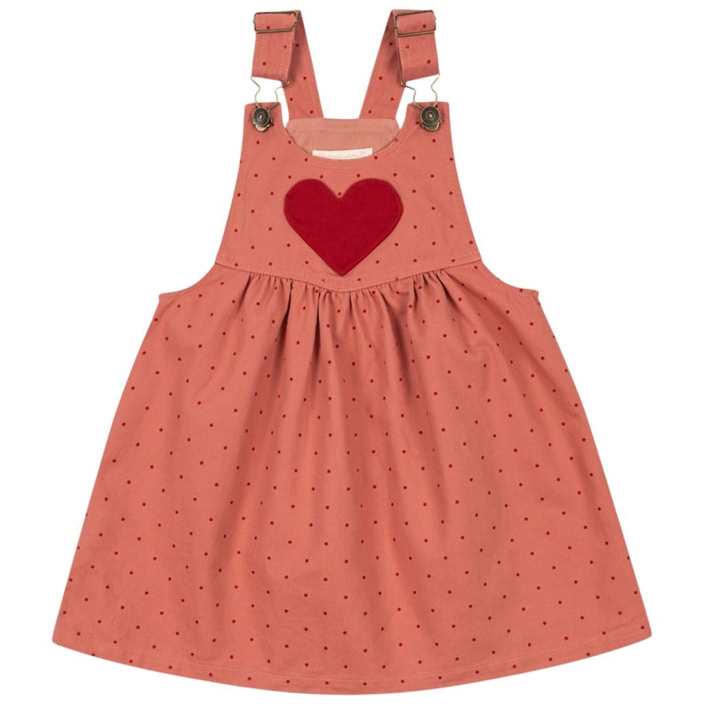 Nola Spencer Dress Gots - Mahogany Dot