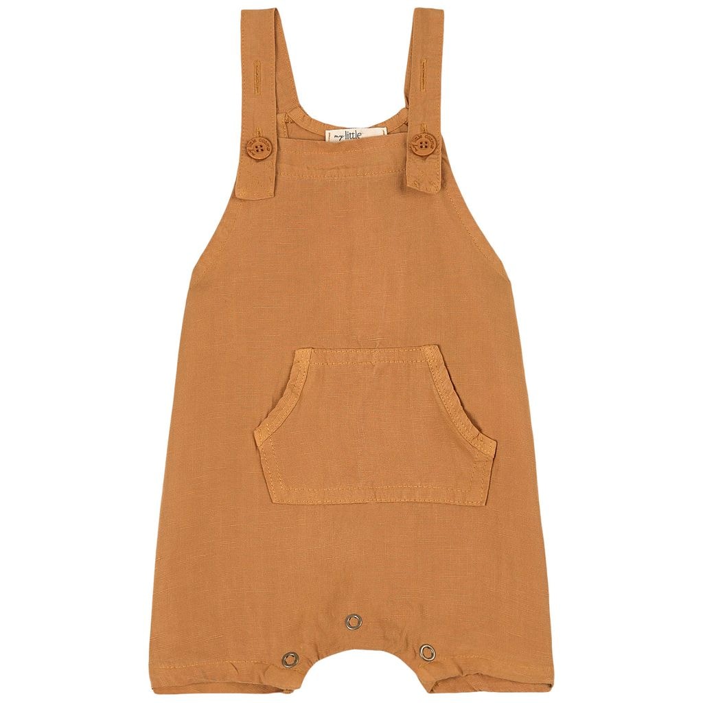 Tencel Linen Jumpsuit Brown