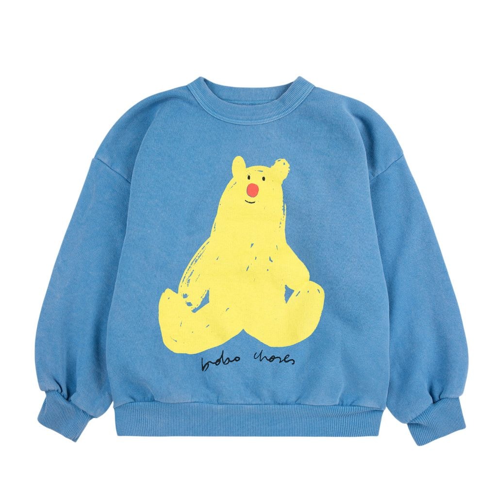 Hug Me Bear 스웨트 셔츠 Light Blue