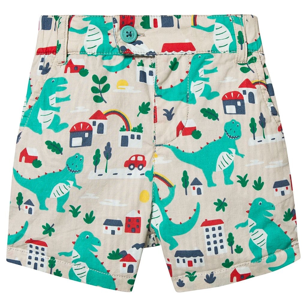 Dinosaurus Käännettävät Shortsit Sininen
