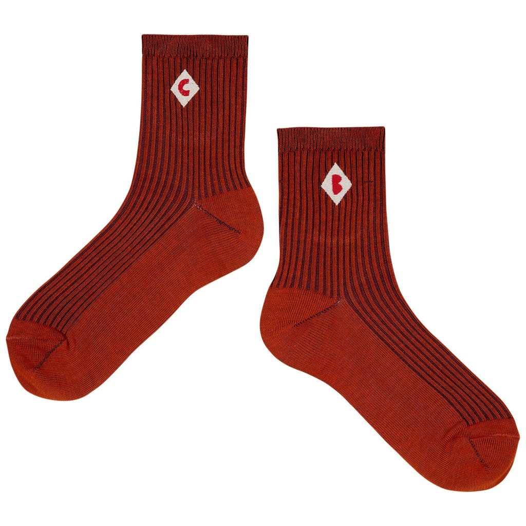 B.C Short Socks Burgundy