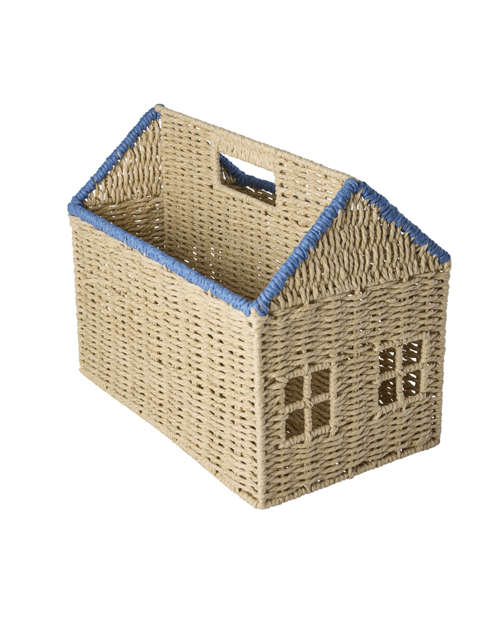 Tidskriftshållare Av Pappersrep Blue 