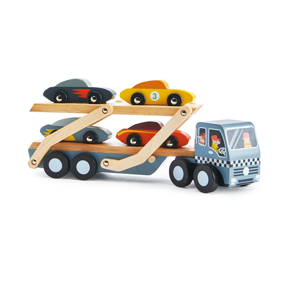 Car Transporter Biltransportkjøretøy Multicolor