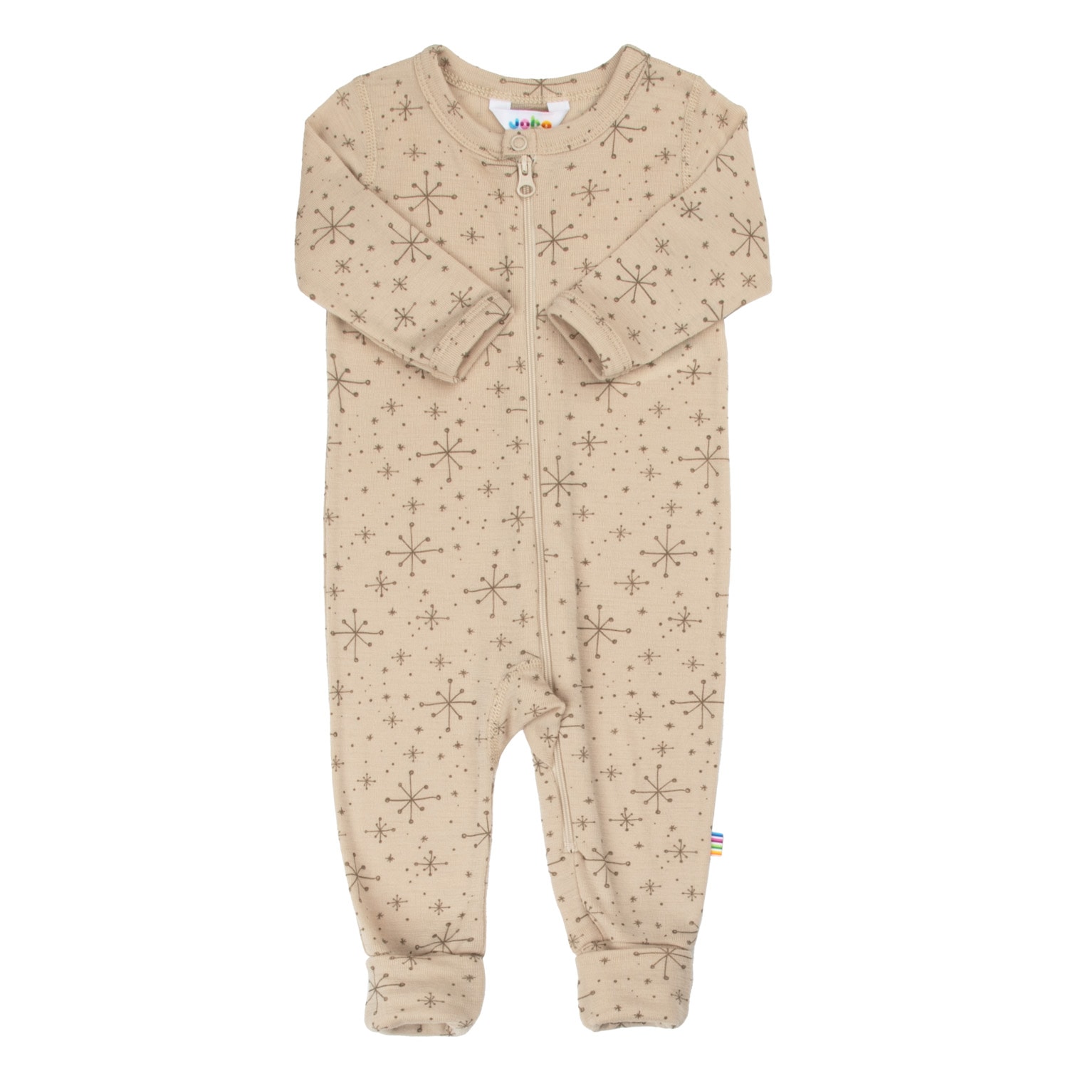 Wool Jumpsuit W/ 2 In1 Foot Beige 