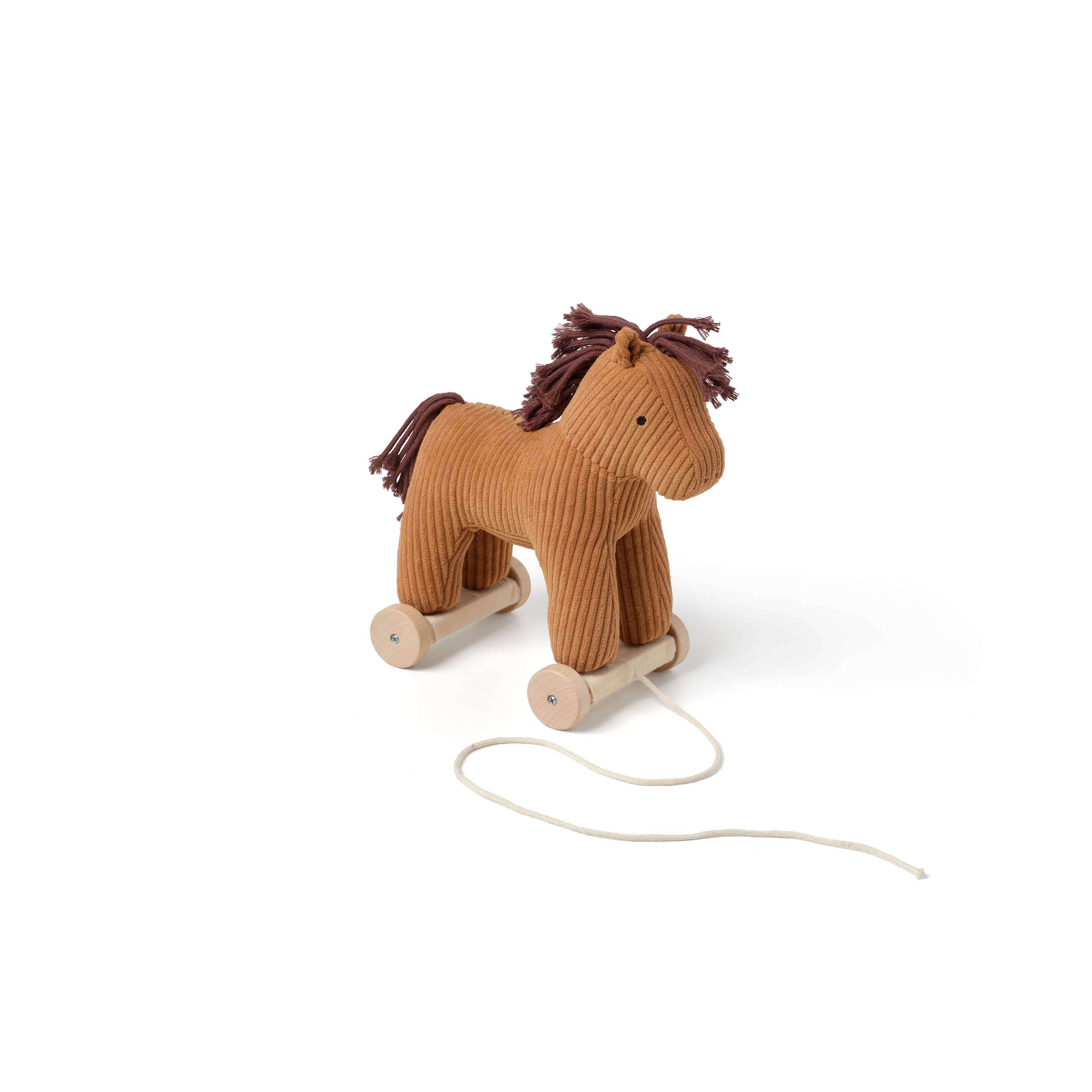 Vera Pull Along Horse Brown 