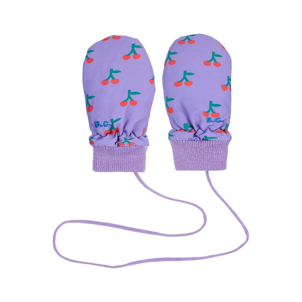 Cherry Mønstrete Babyvanter Lilla