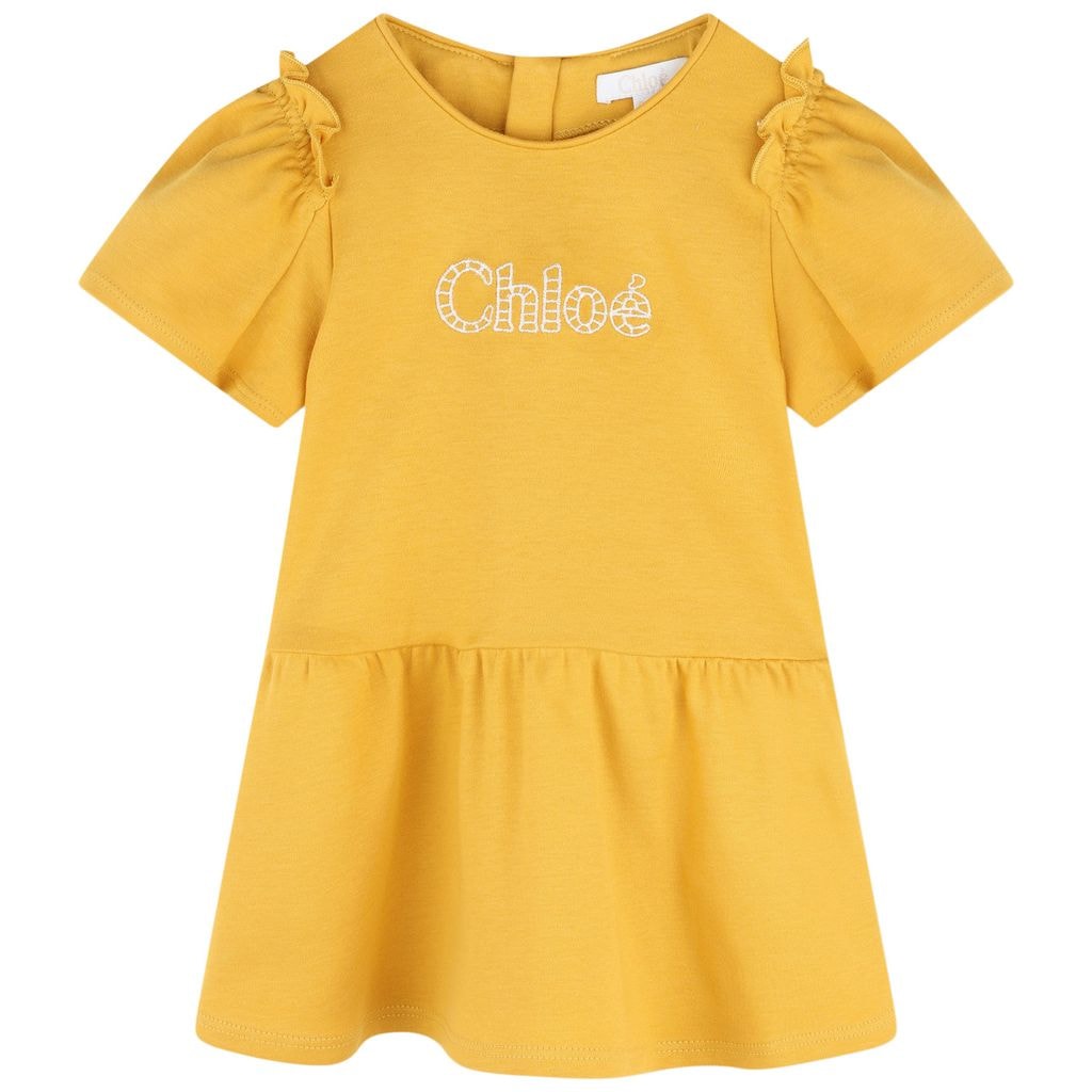 Branded Dress Yellow