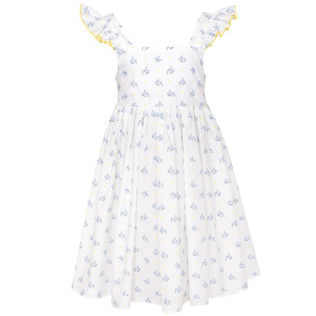 Floral Dress Pearl White