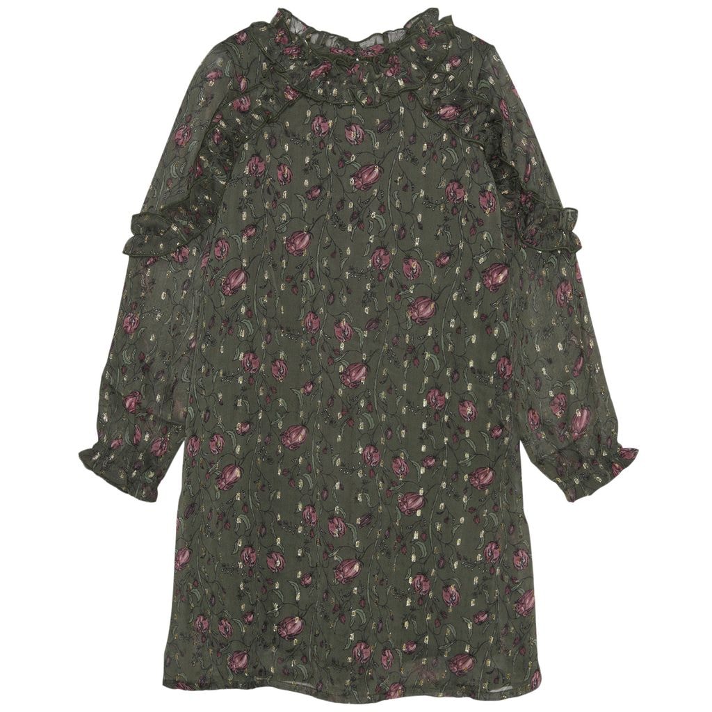 Kukallinen Mekko Olive Night