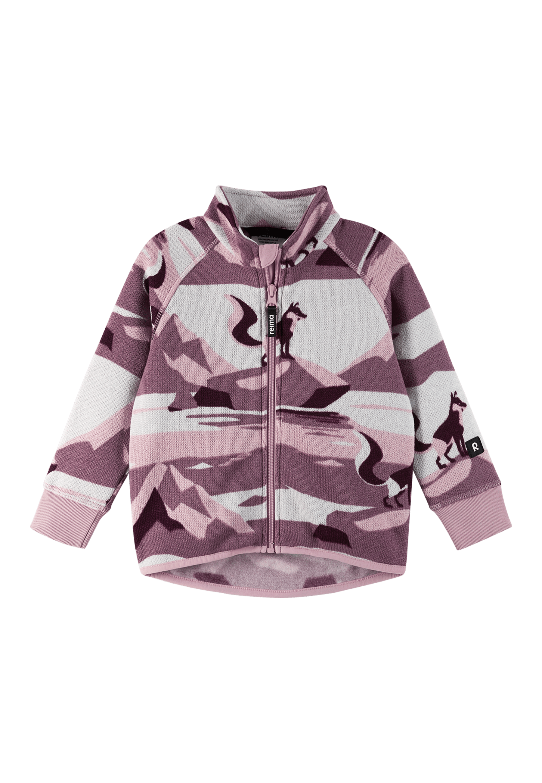 Ornament Genser I Fleece Deep Purple