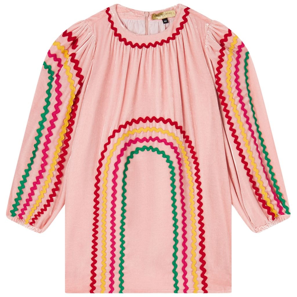 Dress With Embroidery Pale Pink