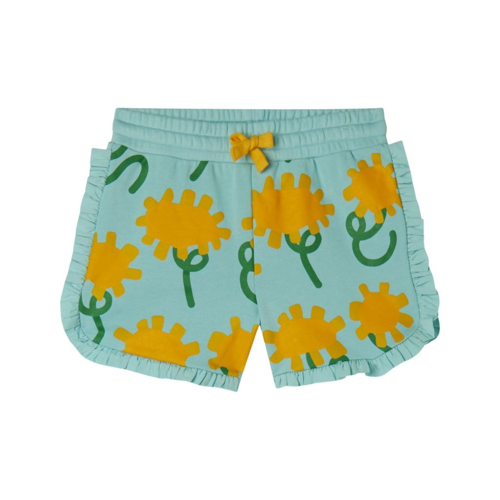 Printed Shorts Pale Blue