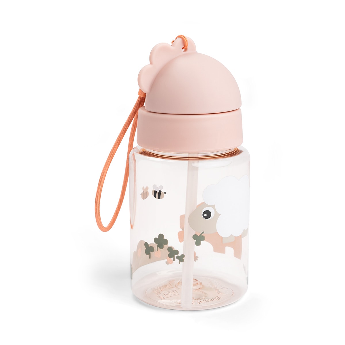 Straw Bottle Tiny Farm Powder 280 Ml