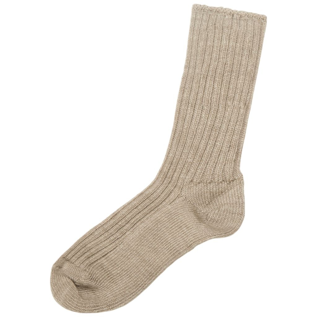 Wool Socks Beige Mela