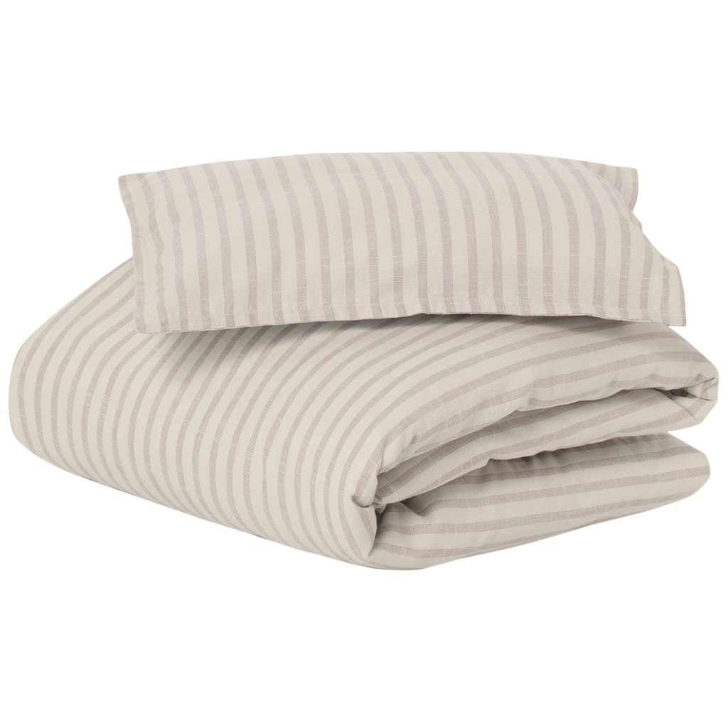 Stripe Mauve Bed Set Baby