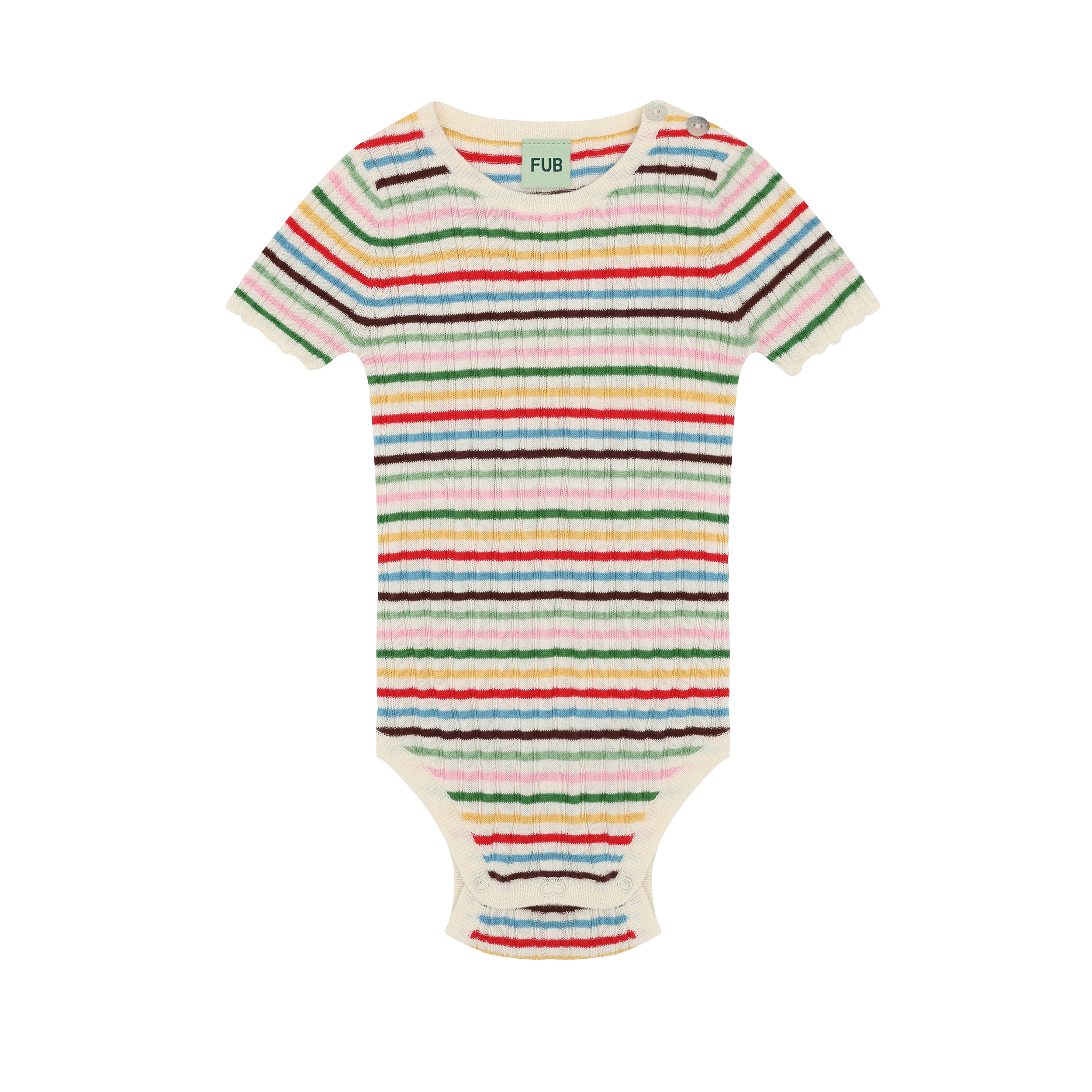 Baby Rib Body Multi Stripe 