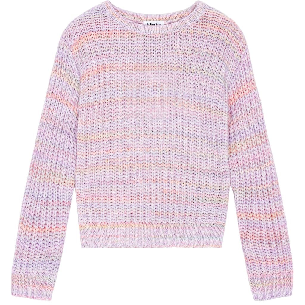 Gaylen Stickad tröja Multi Lavender