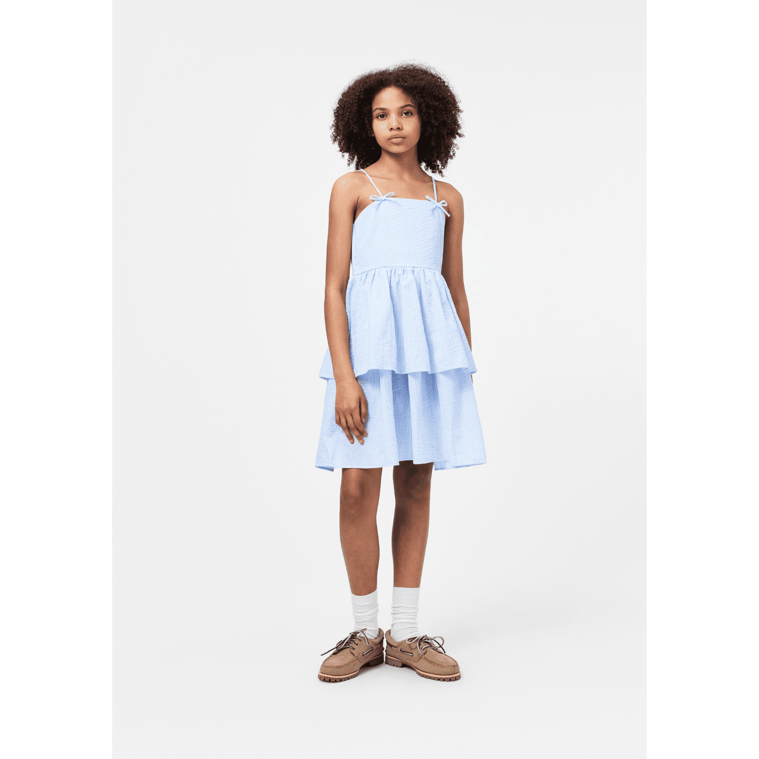 GOTS Chelsea Klänning Sea Stripe