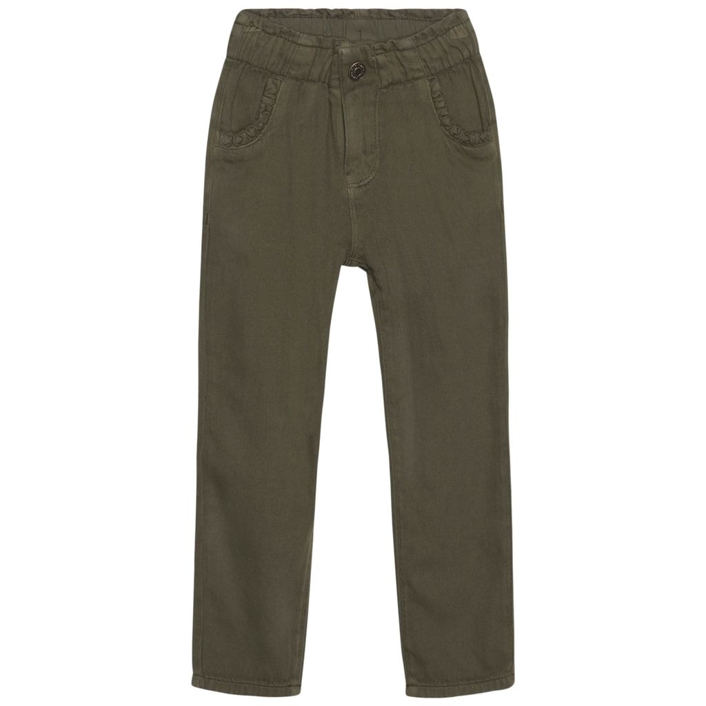 Twill Byxor Olive Night