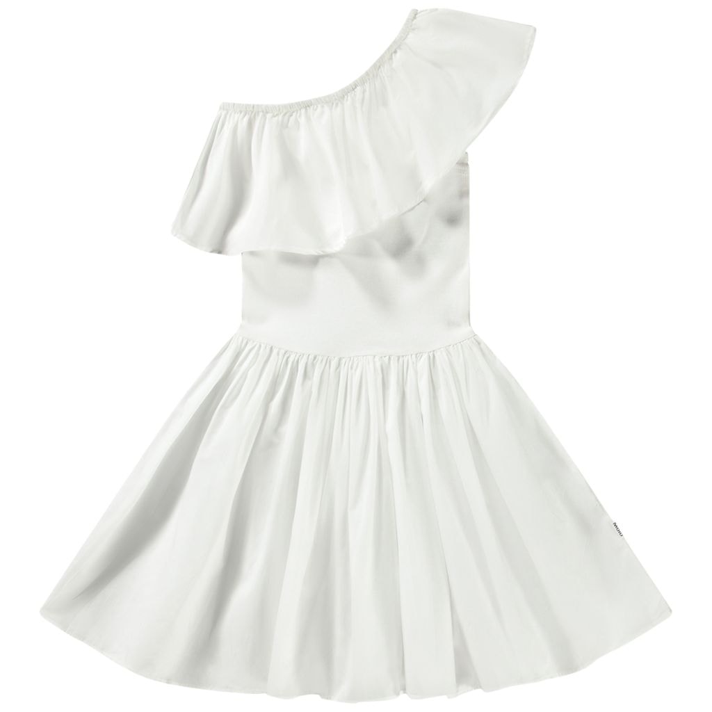 Chloey Short Sleeve Dress Crisp White