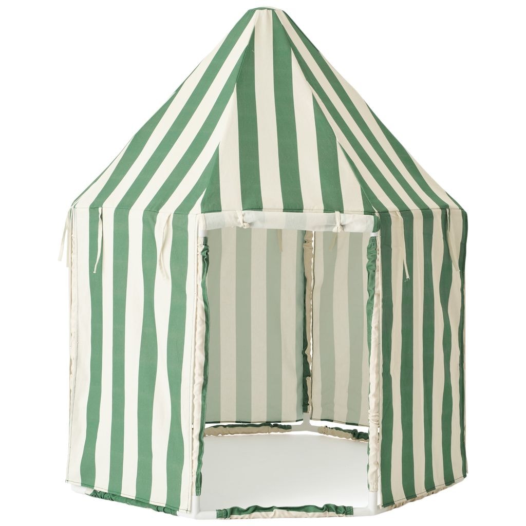 Pavilion tent stripe green