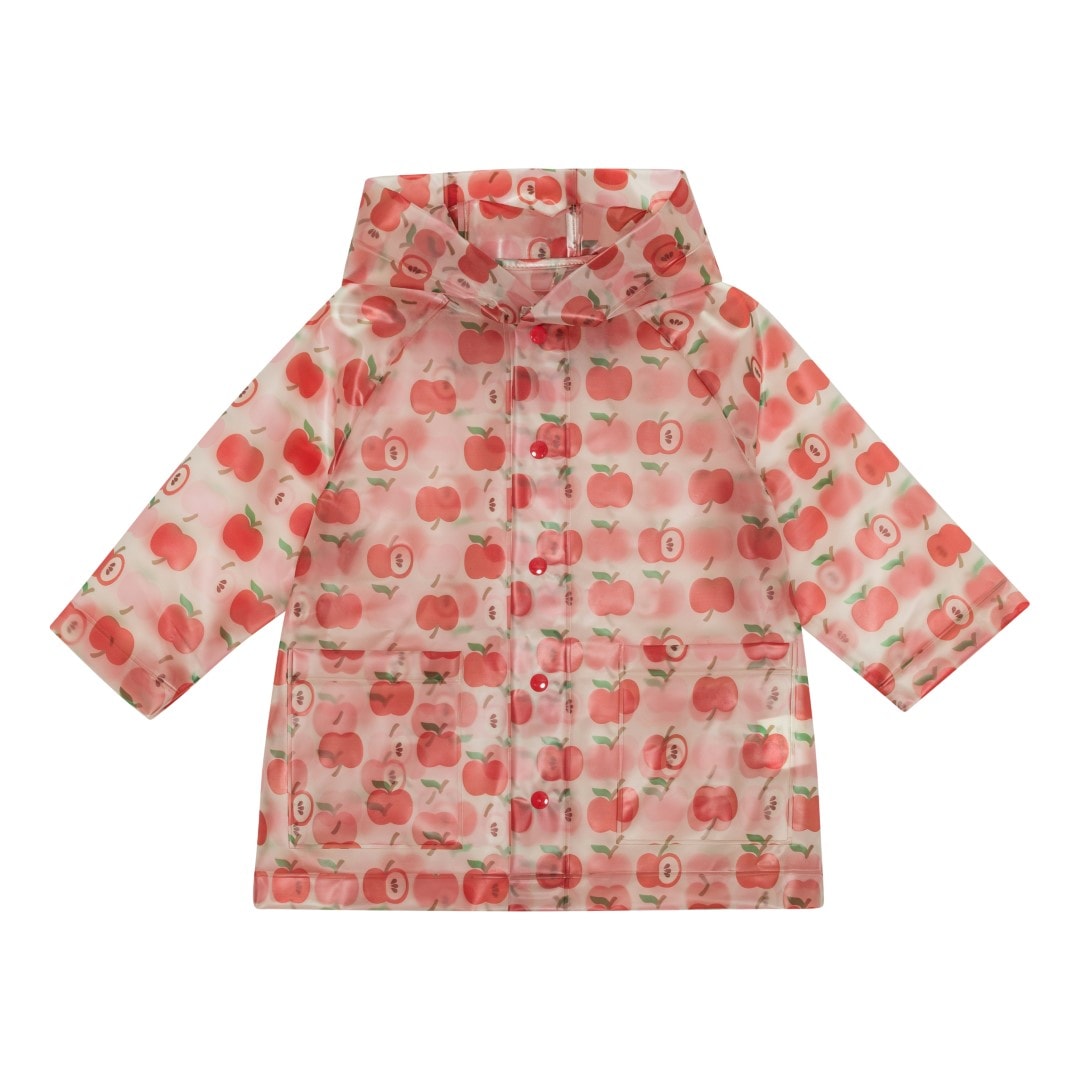 Caila Raincoat Red Apple