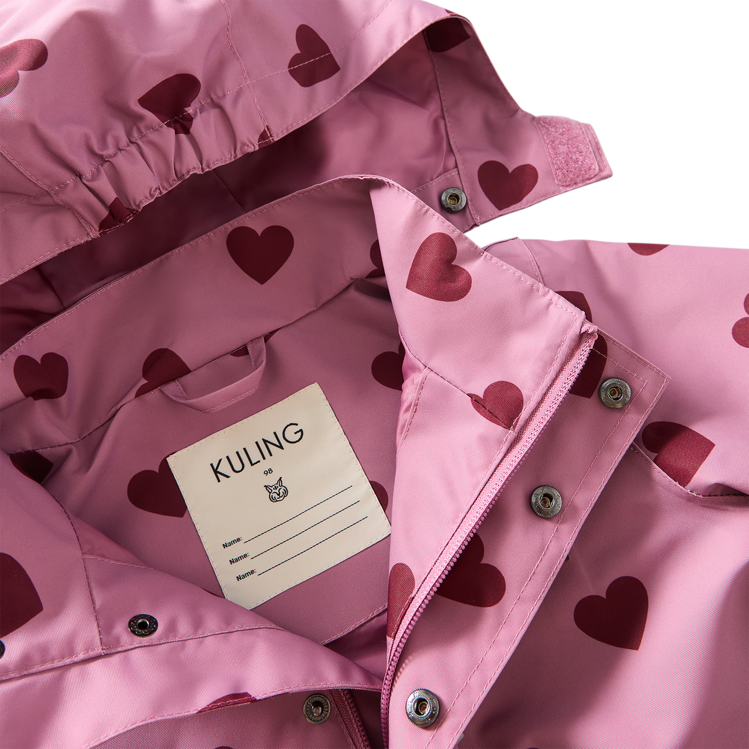 Stockholm Skaljakke Mauve Hearts