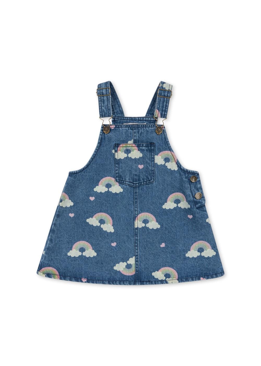 Magot Overall Dress Gots Rainbow