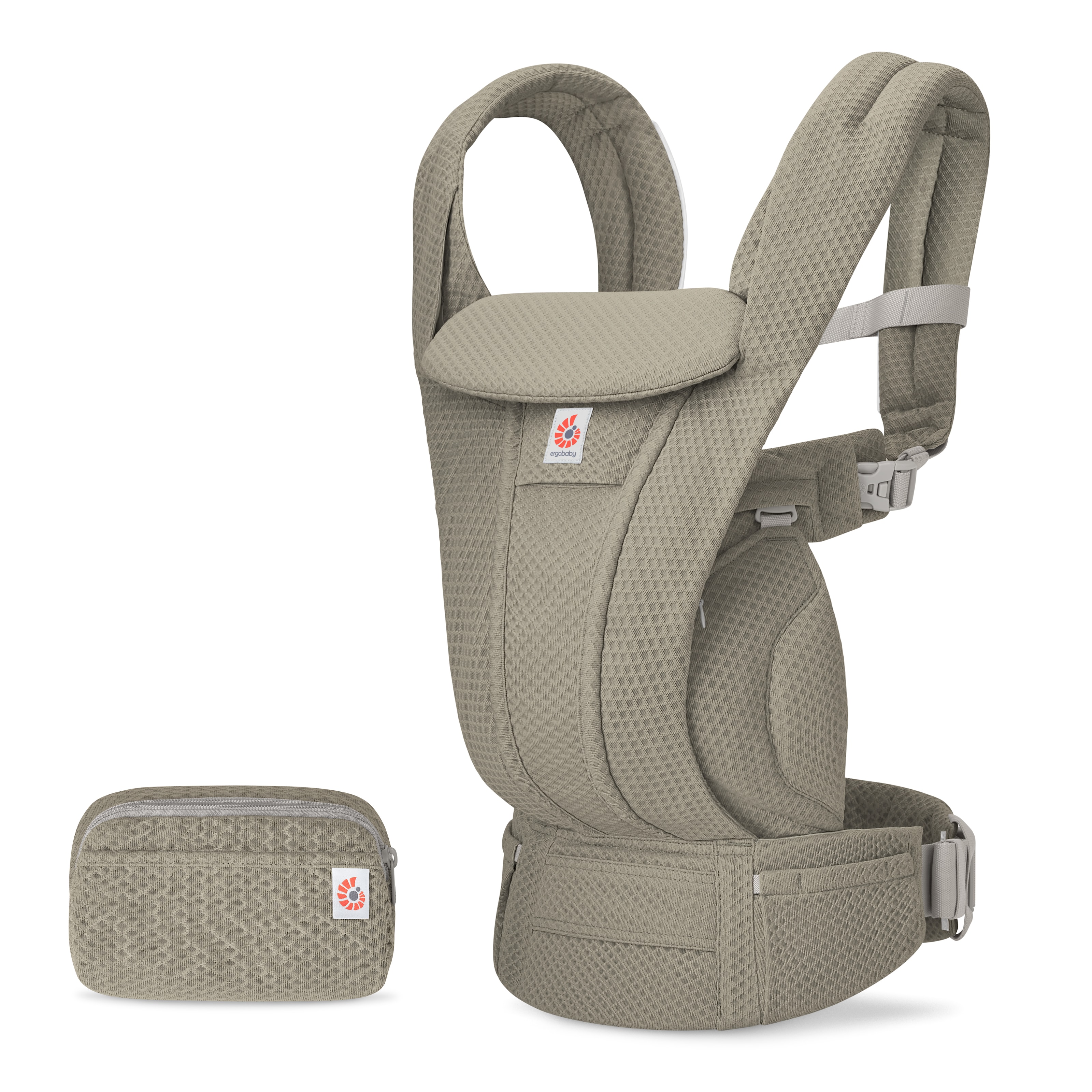 Omni Deluxe Mesh Baby Carrier Soft Olive 