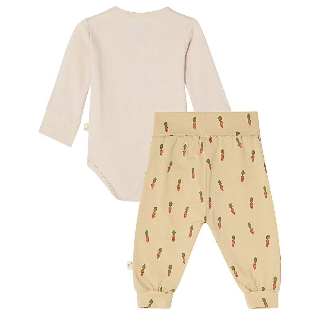 Filip GOTS Set Med Baby Body Och Leggings Bunny/Carrots