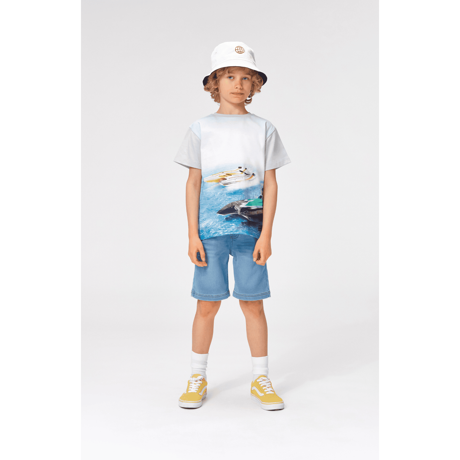 Ali Jeansshorts Soft Denim Blue