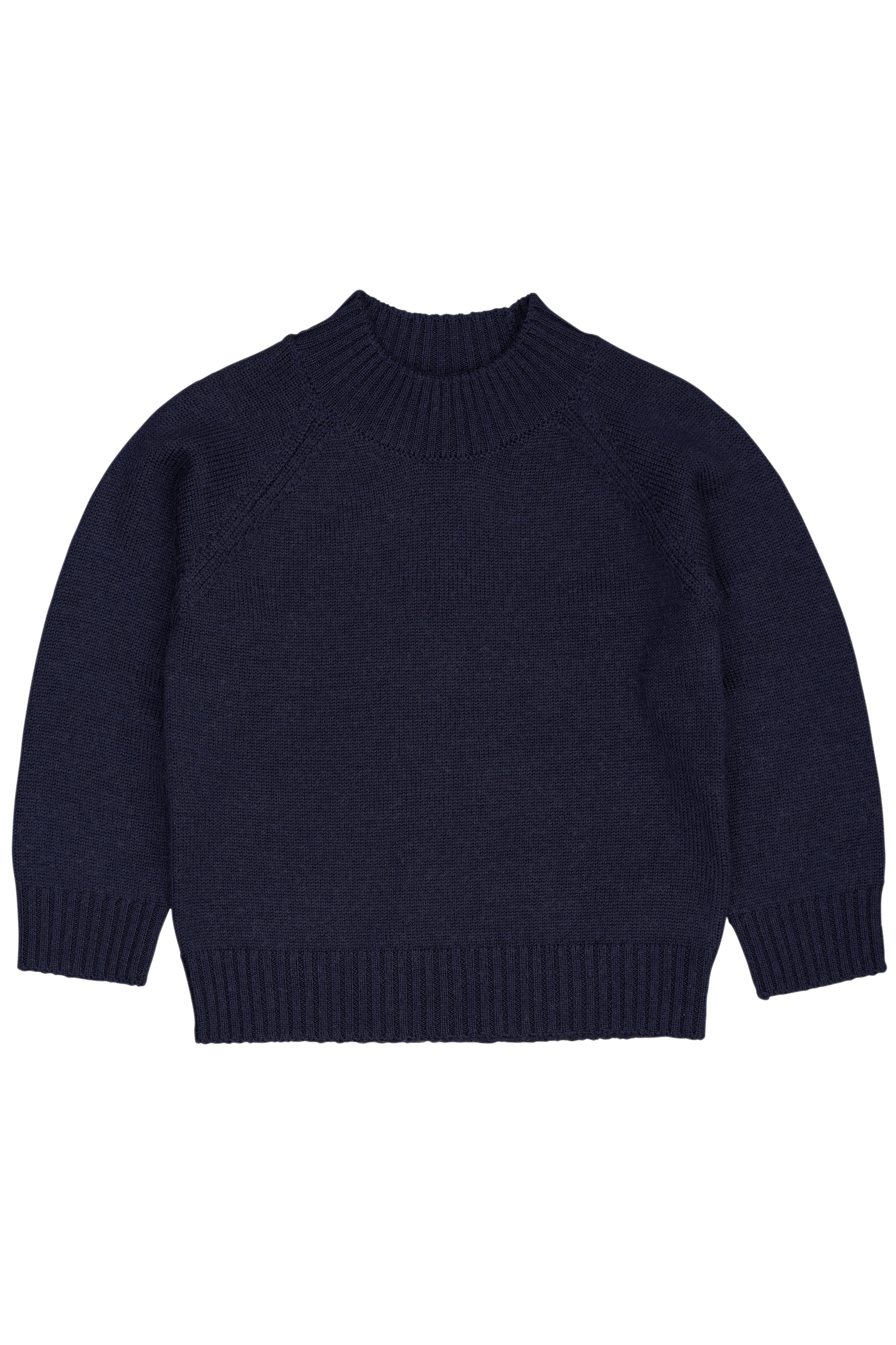 Pullover Med Rullekrave Navy