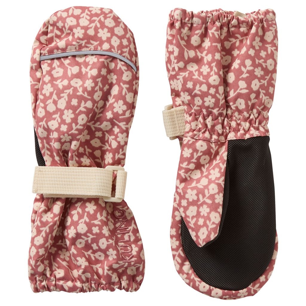 Helsinki Shell Mittens Desert Pink Flower